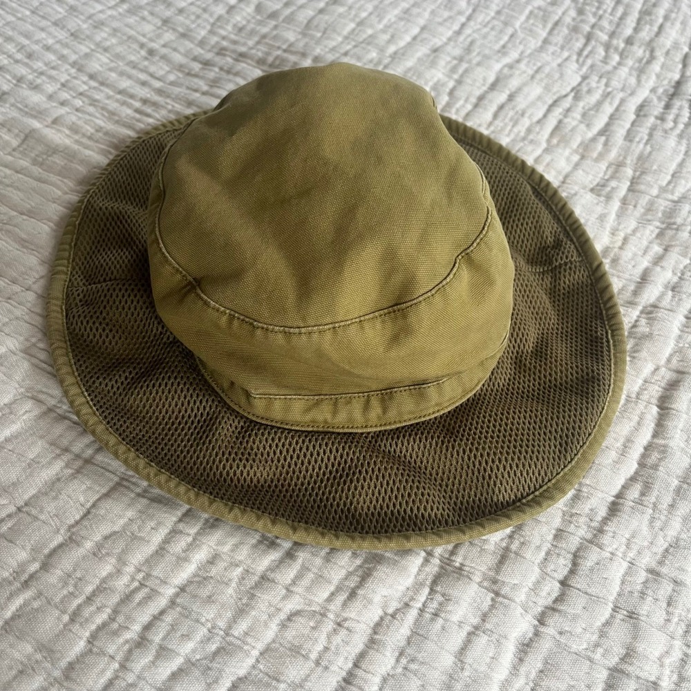 Gymboree Kids 5-7 Bucket Hat Green Fishing